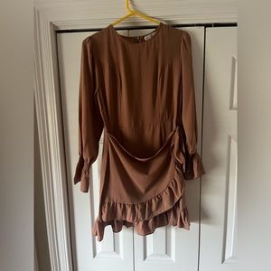 pinkish brownish hope dress